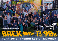 Back to the 90s Jubiläumskonzert don camillo chor 25 Jahre Back to the 90s Jubiläumskonzert don camillo chor 25 Jahre
